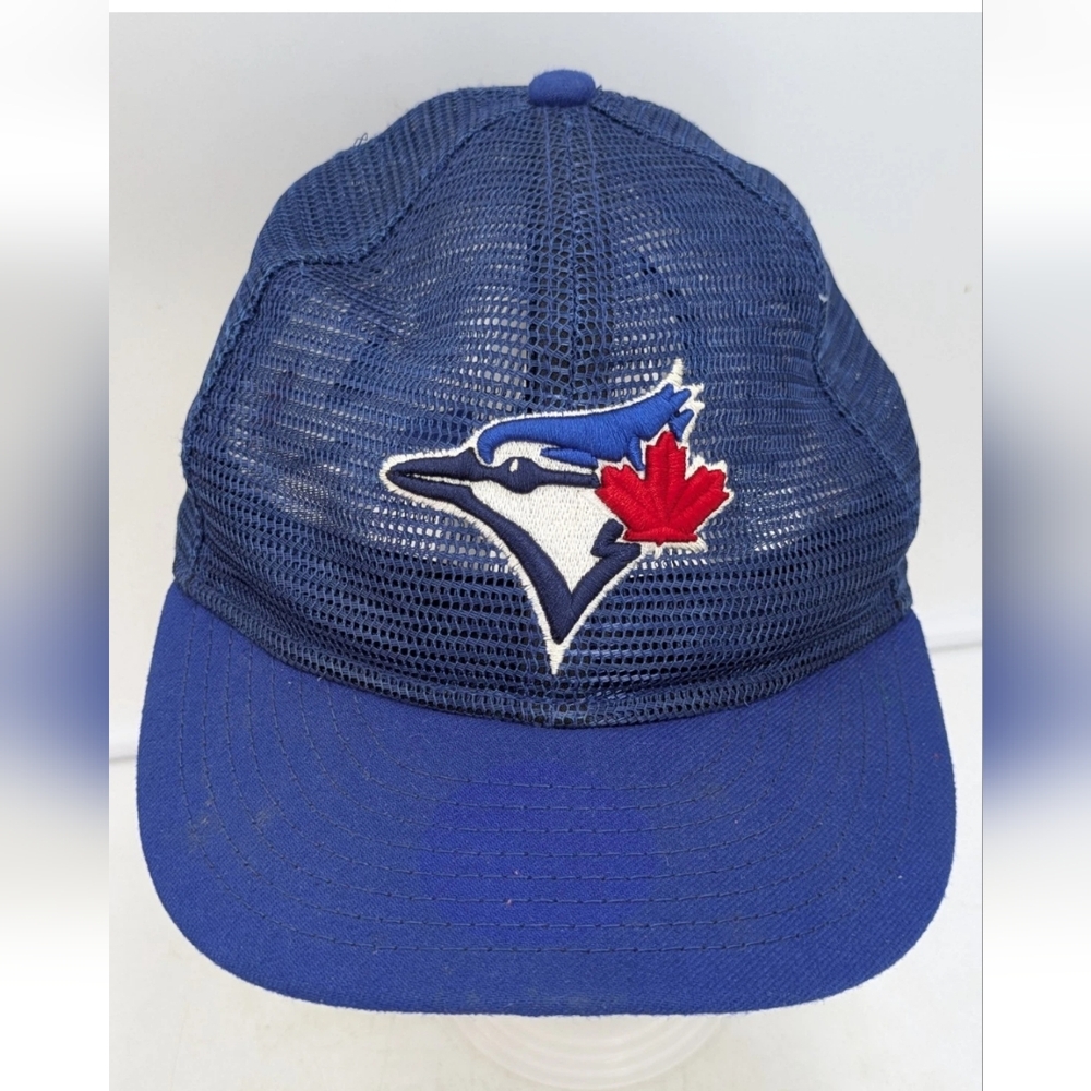 Vtg Toronto Blue Jays New Era 9Fifty Youth Mesh Snapback Trucker Hat Cap